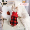 Dog Sweaters for Small Dogs Boy Girl, Plaid Puppy Sweater