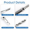 3 Pcs Self Centering Drill Bit Set High Speed Steel