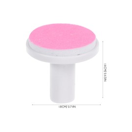 minkissy 12pcs Nail Trimmer Replacement Pads Adult Electric Nail File Pads Adult Nail Grinding Heads for Electric Nail File (Pink)