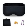 100% Modal Cotton Sleep Mask, Premium Eye Mask, Large Sleeping