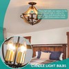MEQIQTEK E12 60 Watt Incandescent Candle Light Bulbs, Chandelier Light