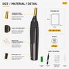 Electric Nose & Ear Hair Trimmer for Men & Women