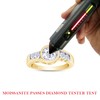 SAVEARTH DIAMONDS 1 Carat Center 6MM Round Cut Lab Created