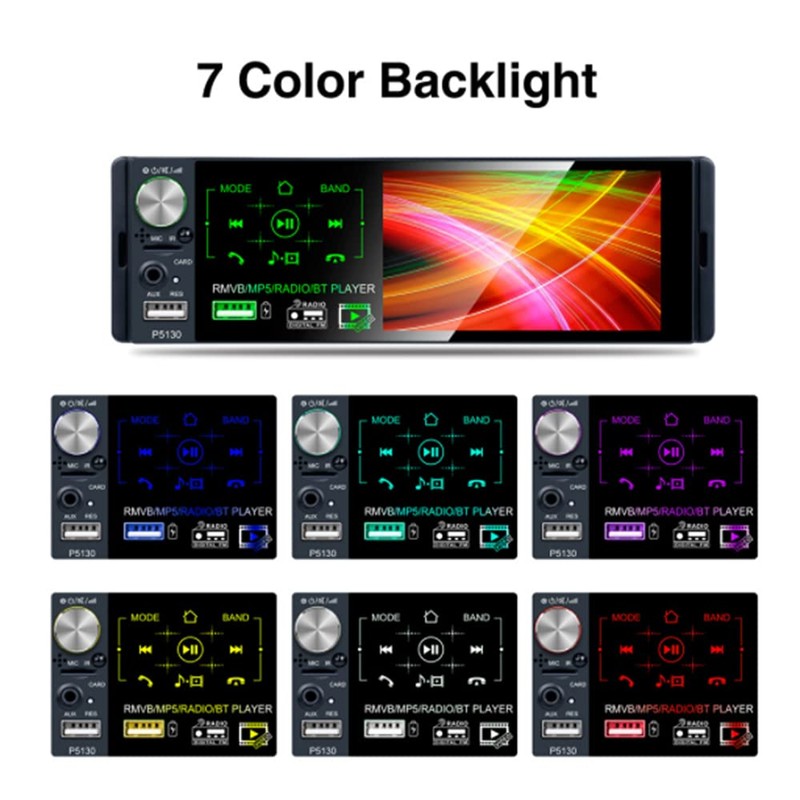 Baceyong Car Radio Bluetooth FM Tuner 4.1 inch Touch Screen