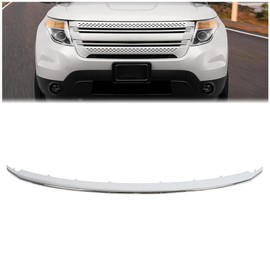 HECASA Upper Grill Trim Compatible with 2011-2015 Ford Explorer BB5Z8200AA FO1217105 Front Upper Grille Trim Molding Chrome