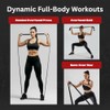 76 Inch Premium Extended Length Fabric Resistance Band for Working