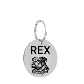 Pet Tags STAINLESS STEEL  LASER ENGRAVED PET TAG ID DOG NAME TAGS ALL BREEDS AVAILABLE