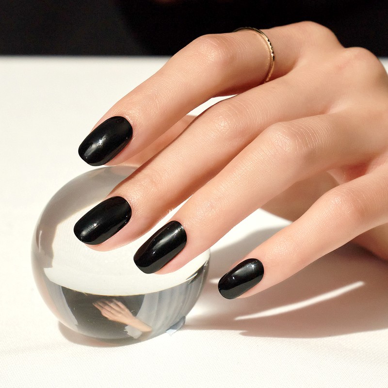 EDGEU [EDGEU]Extreme Black Nail Strips