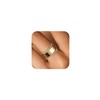 WEDDINEN 3-Pack Ouras Ring Stack Gold Stacking Rings for Ouras