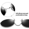 Polarised Round Sunglasses Thickened Temples, Spring Hinges, UV400 Protection Retro