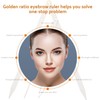 Regla para Cejas de Acero Inoxidable – Proporción Áurea Holibanna