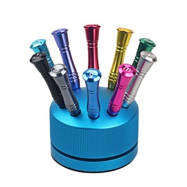 Dental Implant ScrewDriver Universal Kit Tool Dentistry Implant Repair with Stainless Steal Base 10 Pcs(Blue)