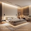 BSGlobal 2 Pack 9.8ft Battery Powered LED Strip Lights, High
