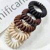 Herbeluemily Hair Rubber Spring Rubber Spiral Hair Rubber Natural Color