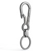 KeyUnity Titanium 2 in 1 EDC Keychain Clip Multitool, Carabiner