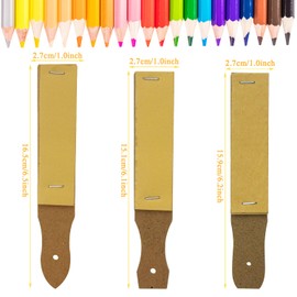 9PCS Sandpaper Sharpener, Sketch Sandpaper Pencil Sharpener Charcoal Pencil Sharpener,Art Drawing Supplies,for Artist Sketch Beginner Pastel Sticks Drawing Tool (3 Styles)