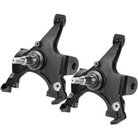 [Pair]Doiplent 2" Front Drop Spindle Lowering Kit for 1988-1998 Chevy/GMC Sierra C1500 C2500 ;1995-1999 Tahoe/GMC Yukon; 2WD ONLY fit 1.25" Thick Brake Rotors