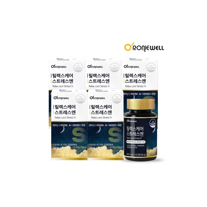 Ronywell Relax Care For Stress 800mg 60 Tablets / 로니웰