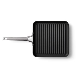 Calphalon Premier Hard-Anodized Nonstick 11-Inch Square Grill Pan, Black