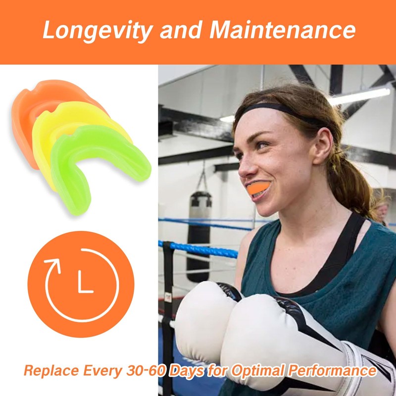 3Pcs Mouth Guard for Braces Upper Lower Mouth Guard for