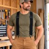 Heavy Duty Work Suspenders for Pants – Adjustable 1.5-Inch Wide