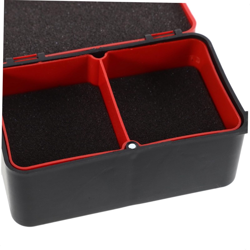 Kisangel Portable Fishing Bait Cooler Leakproof Fish Storage Box Red