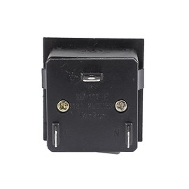 Sourcingmap 2 Pcs AC 250V UK Socket Square Cabinet Outlet Power Receptacle Black