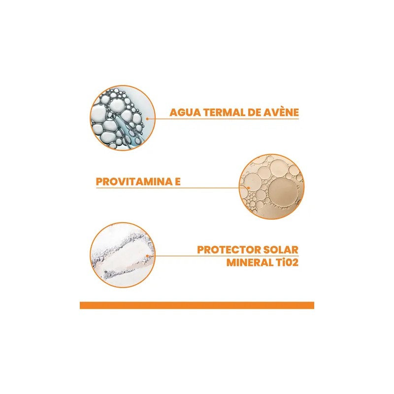 Protector Solar Avne Fluido Mineral Con Color SPF50 40ml