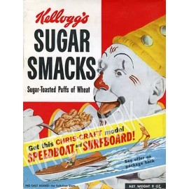 Sugar Smacks Vintage Cereal Box High Quality Metal Fridge Magnet 3x4 7631