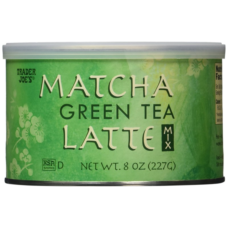 Trader Joe's Matcha Green Tea Latte 8 Oz, 2 Pack