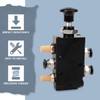 Innfeeltech 1 Pcs Air Hand Lever Operated Valve 5 Way
