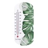 La Crosse 204-1520L 8-inch Analog Capillary Window Thermometer with Monstera