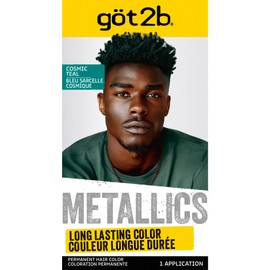 Schwarzkopf Got2b Metallics Permanent Hair Color, M75 Cosmic Teal