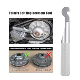 3mirrors Clutch Belt Changing Tool,Belt Removal Tools Kit Compatible with Polaris RZR 800S 900 S 1000 XP Turbo RZR 570 800 2014-2019,25 * 190mm
