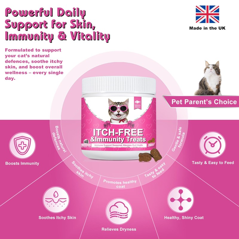 Bailey & buddies Cat Itch & Allergy Relief Treats –