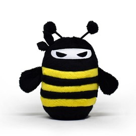 KAMPFHUMMEL Plush (Battle) Bumble Bee for Fans of Fight Against the Spiessertum, OMG, AK and Nucular I The First Normal Soft Toy for Weaslings I Merchandise, Fan Item