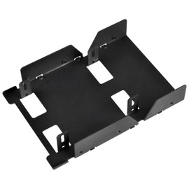 SilverStone SST-SDP08B-E - 3.5" to 3x 2.5" SSD/HDD Mounting Adapter Bracket Hard Drive Holder, black
