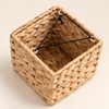 Woven Tissue Box Cover for Home Decor – Natural Basket-Weave