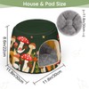 Glittme Guinea Pig Hideout, 2 in 1 Guinea Pig Bed