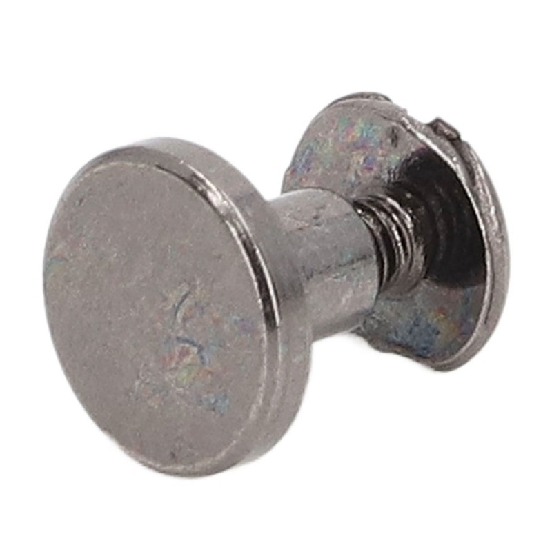 100 Sets Metal Chicago Binding Screws Electroplated Brass Arc Surface