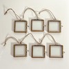 6 x 5cm Brass Double Sided Photo Frames