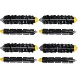 LOVECO Replacement Brushes Compatible for iRobot Roomba 600 & 700 Series 694 692 675 671 614 630 640 645 645 650 660 680 690 695 760 770 780 Vacuum Cleaner Bristle & Flexible Beater Brush Kit, 4 Pack