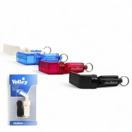 Molten Bali Sports Referee Whistle with Safety Lanyard 4-color Black