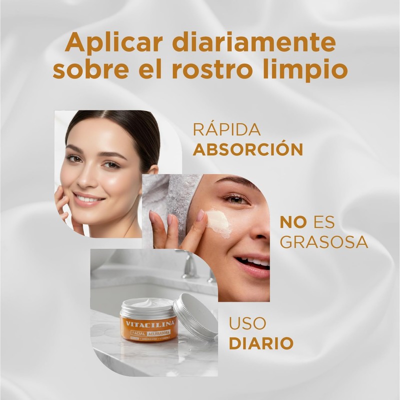 Vitacilina Crema Facial Aclaradora 100g