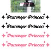 Set of 4 Passenger Princess Stickers - Funny and Cute