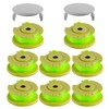 8 Spools 2 Trimmer Caps for Hart Auto-Feed String Trimmer,