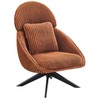 Furniliving Large Swivel Accent Chair Modern Arm Chair Sofa Chair