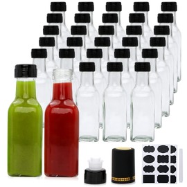 Accguan 180ml Oil Dispenser,Olive Oil Dispenser Bottle,Set with Sticker and Pen,Suitable for Storing Olive Oil, Vinegar and Other Liquids (30pcs)