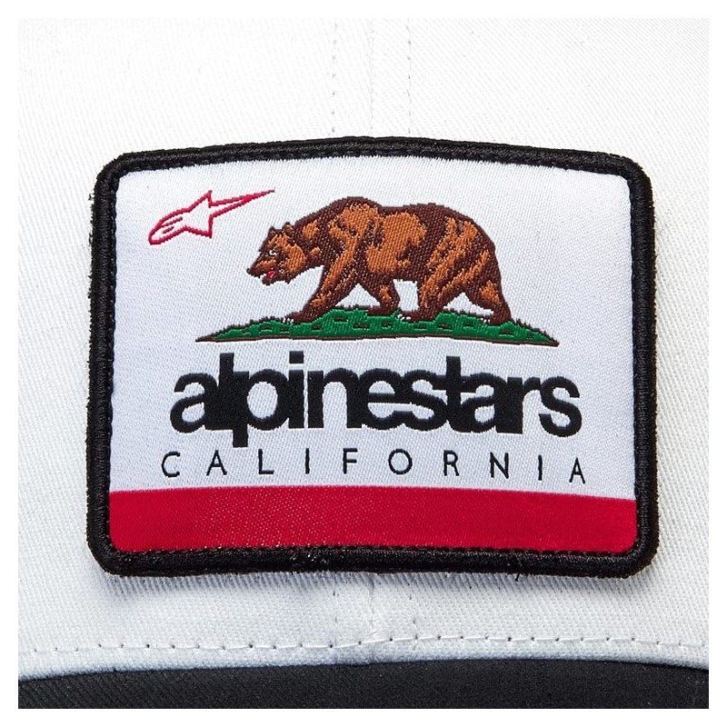 Alpinestars Men's Cali 2.0 Trucker Hat Snap Back White