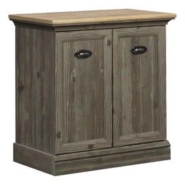 Sauder Sonnet Springs Engineered Wood Utility Stand in Pebble Pine Finish